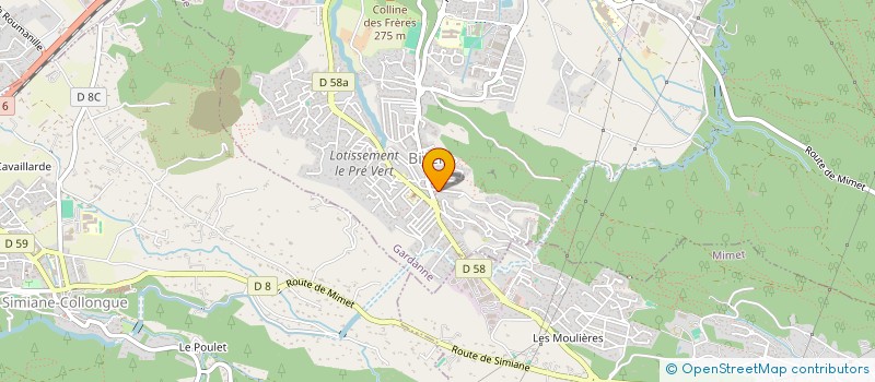 localisation de l'entreprise SCI KAPA IMMOBILIER à GARDANNE