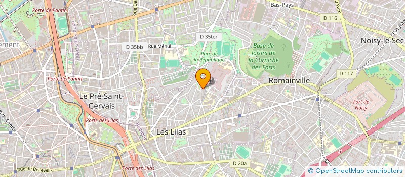 localisation de l'entreprise SCI KAPA PRINCIPAL à LES LILAS