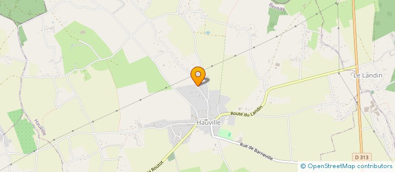 localisation de l'entreprise SCI KAPAU  HAUVILLE