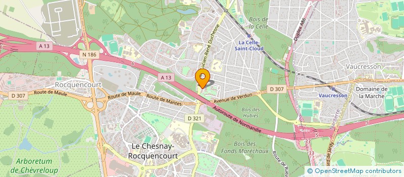 localisation de l'entreprise SCI KAPE  LA CELLE-SAINT-CLOUD