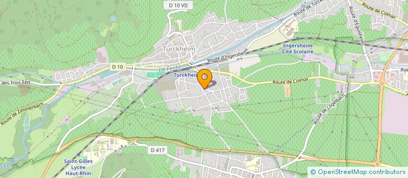 localisation de l'entreprise SCI KAPELLENGRABEN  TURCKHEIM