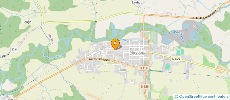 localisation de l'entreprise SCI KAPFER ET FILS à MIREPOIX