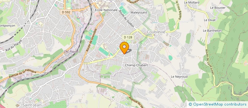 localisation de l'entreprise SCI KAPHINALEX  COUBLEVIE