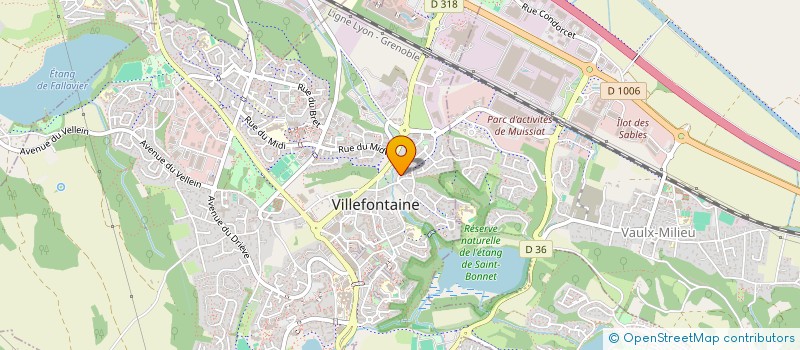 localisation de l'entreprise SCI KAPI  VILLEFONTAINE