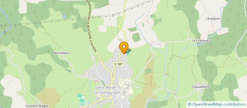 localisation de l'entreprise SCI KAPIED  SAINT-ALBAN-SUR-LIMAGNOLE