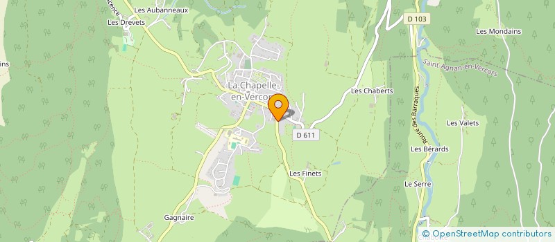 localisation de l'entreprise SCI KAPIFE à LA CHAPELLE-EN-VERCORS