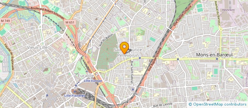 localisation de l'entreprise SCI KAPILOM  LILLE