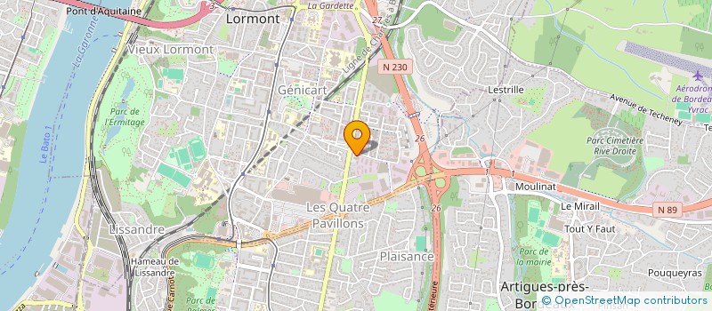 localisation de l'entreprise SCI KAPITO  LORMONT