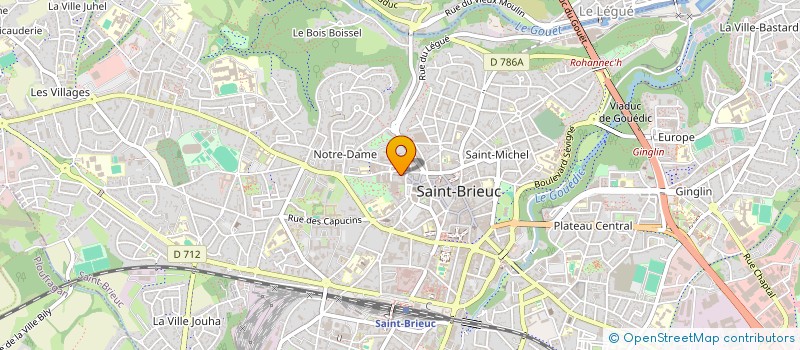 localisation de l'entreprise SCI KAPOUE à SAINT-BRIEUC