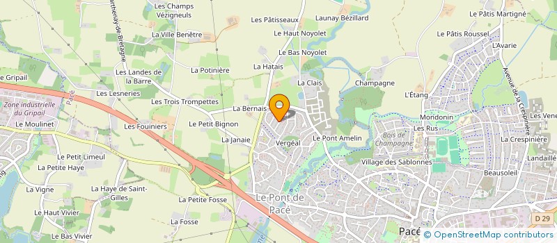 localisation de l'entreprise SCI KAPP-ROUX  PACE