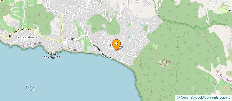localisation de l'entreprise SCI KAPPE GIGARO  LA CROIX-VALMER
