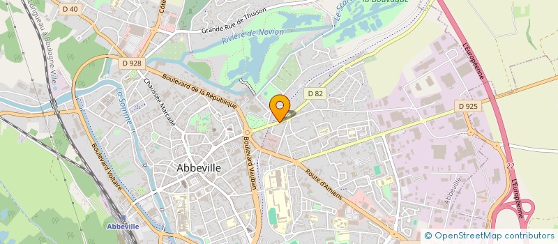localisation de l'entreprise SCI KAPPIMMO à ABBEVILLE