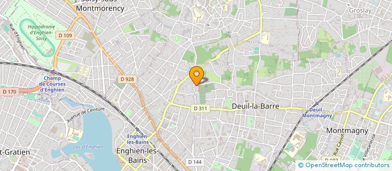 localisation de l'entreprise SCI KAPRIMA à DEUIL-LA-BARRE