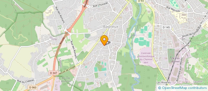 localisation de l'entreprise SCI KAPS'MONTIEGE  SAUMUR