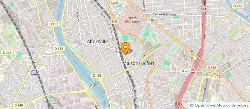 localisation de l'entreprise SCI KAPUCINE à MAISONS-ALFORT