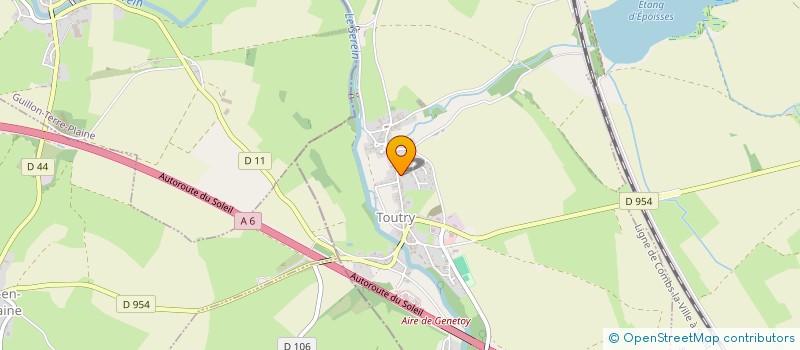 localisation de l'entreprise SCI KAPUSTA  TOUTRY