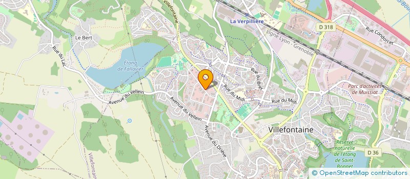 localisation de l'entreprise SCI KAPY  VILLEFONTAINE