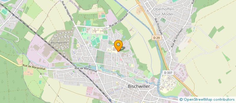 localisation de l'entreprise SCI KARA  BISCHWILLER