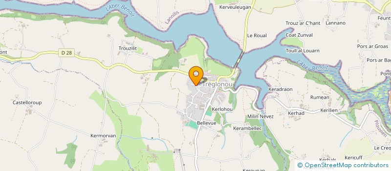 localisation de l'entreprise SCI KARA  TREGLONOU