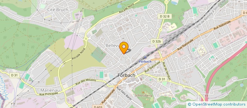 localisation de l'entreprise SCI KARAASLAN  FORBACH