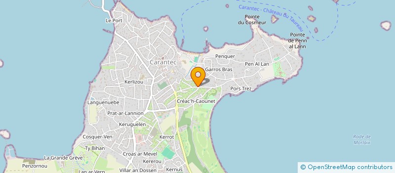 localisation de l'entreprise SCI KARABOUDJAN  CARANTEC