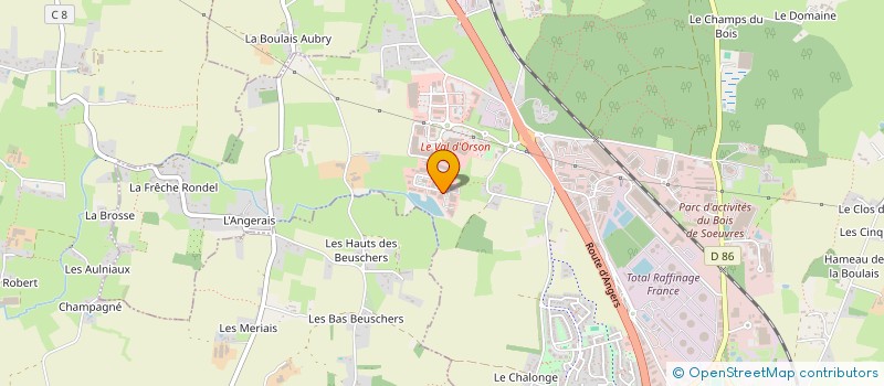 localisation de l'entreprise SCI KARACA  VERN-SUR-SEICHE