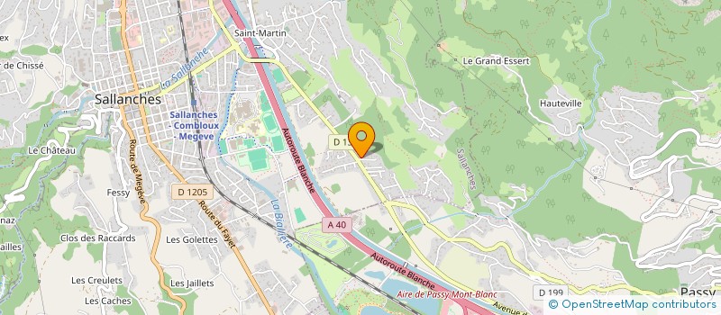 localisation de l'entreprise SCI KARAGUR IMMOBILIER  SALLANCHES