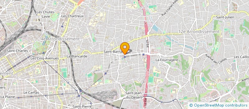localisation de l'entreprise SCI KARAJE à MARSEILLE 12