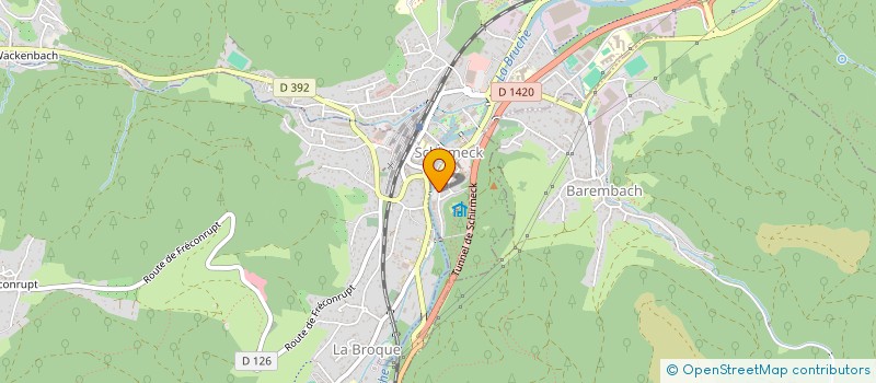 localisation de l'entreprise SCI KARAKUS  SCHIRMECK