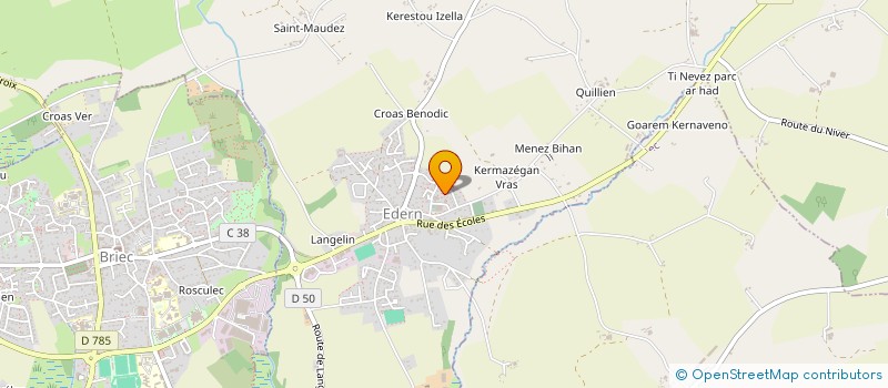 localisation de l'entreprise SCI KARALEM  EDERN