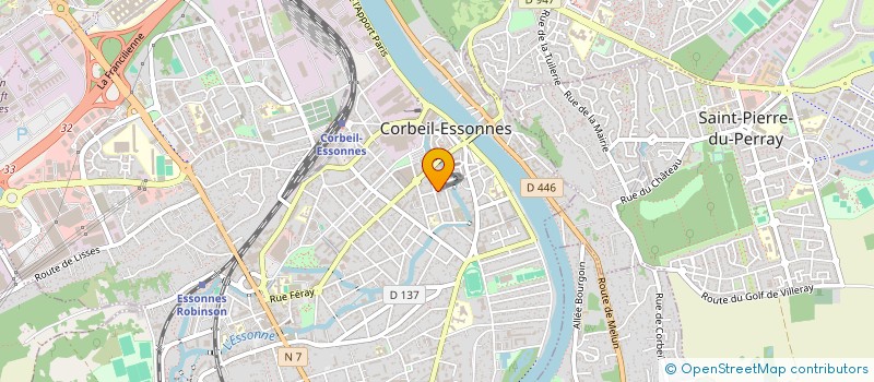 localisation de l'entreprise SCI KARALIDE à CORBEIL-ESSONNES