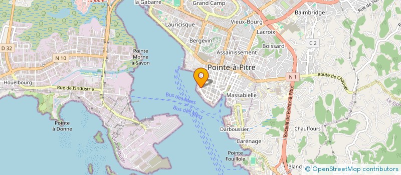 localisation de l'entreprise SCI KARAM ET COMPAGNIE à POINTE-A-PITRE