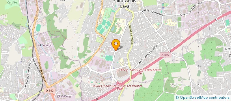 localisation de l'entreprise SCI KARAOHANESSIAN  SAINT-GENIS-LAVAL