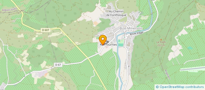 localisation de l'entreprise SCI KARAPERT  BIZE-MINERVOIS