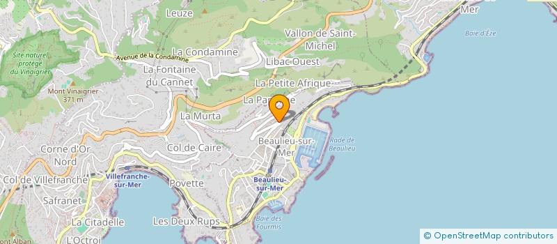 localisation de l'entreprise SCI KARAVANNA à BEAULIEU-SUR-MER
