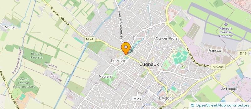 localisation de l'entreprise SCI KARBAL  CUGNAUX