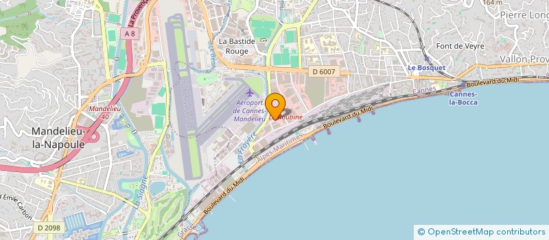 localisation de l'entreprise SCI KARBO à CANNES