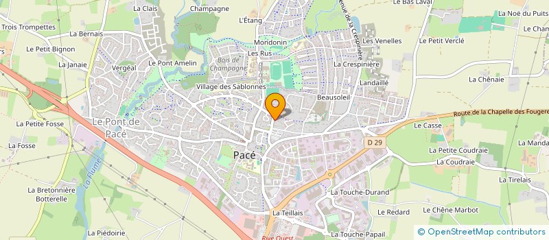 localisation de l'entreprise SCI KARCAL  PACE