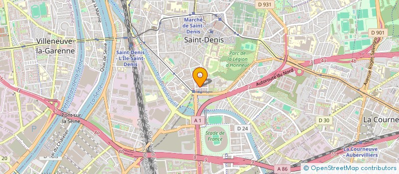 localisation de l'entreprise SCI KARE à SAINT-DENIS