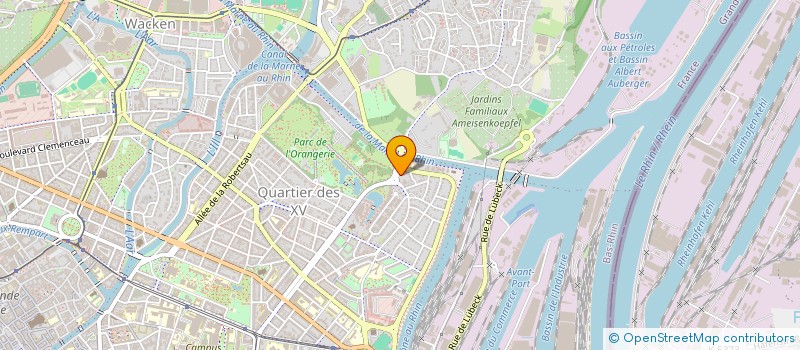 localisation de l'entreprise SCI KAREL  STRASBOURG