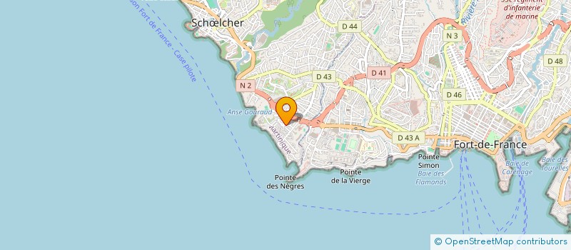 localisation de l'entreprise SCI KAREL à SCHOELCHER