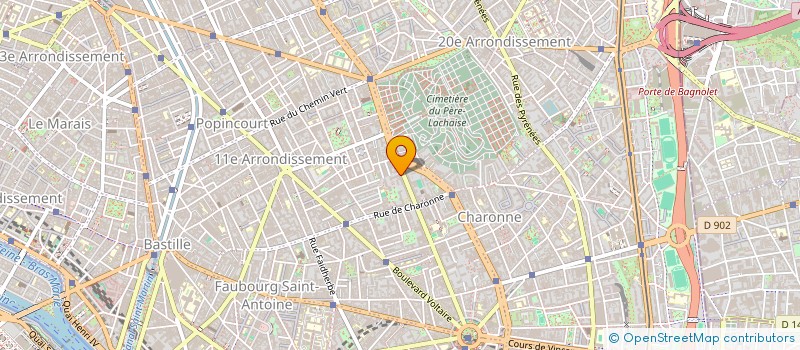 localisation de l'entreprise SCI KARELIA  PARIS