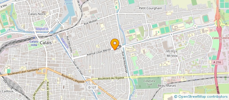 localisation de l'entreprise SCI KARELYS  CALAIS