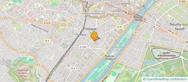 localisation de l'entreprise SCI KAREN  PUTEAUX