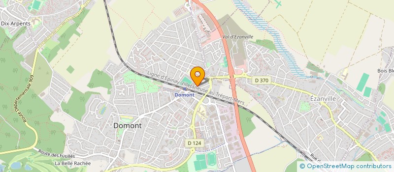localisation de l'entreprise SCI KAREN  DOMONT