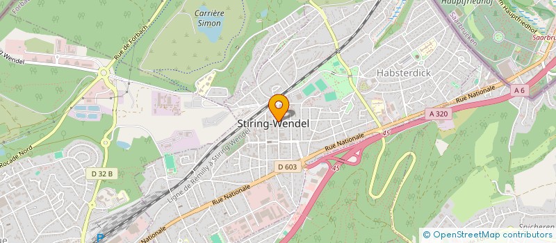 localisation de l'entreprise SCI KAREN LAURA  STIRING-WENDEL