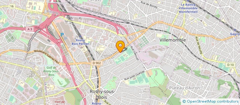 localisation de l'entreprise SCI KARENNE à ROSNY-SOUS-BOIS