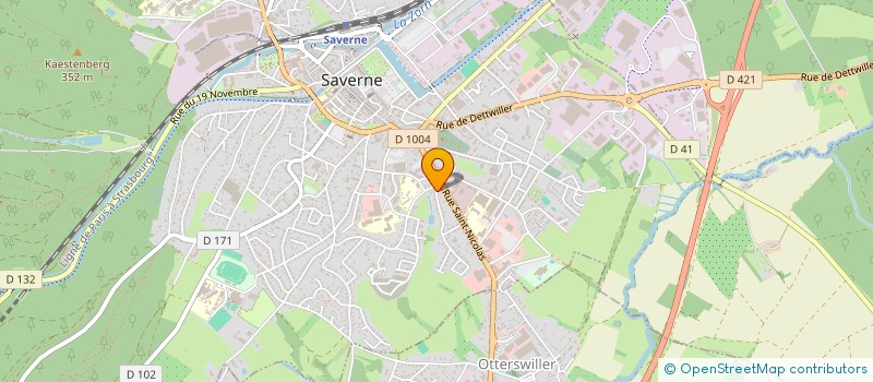 localisation de l'entreprise SCI KARGIN  SAVERNE