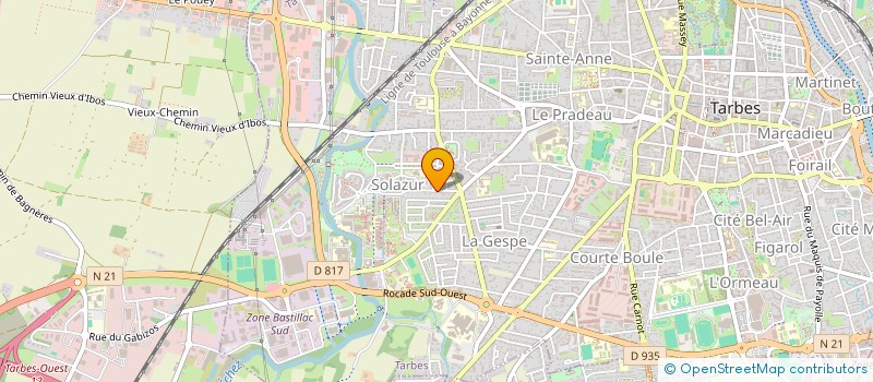 localisation de l'entreprise SCI KARHU  TARBES