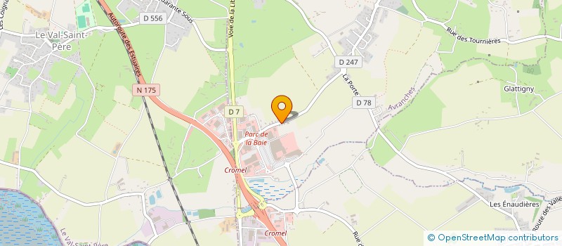 localisation de l'entreprise SCI KARI M CH  AVRANCHES